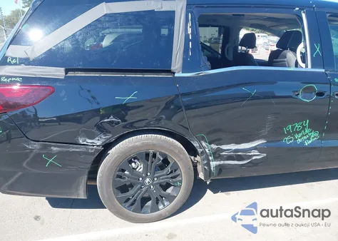 2025 Honda Odyssey Elite from USA, damaged, VIN 5FNRL6H97SB022697